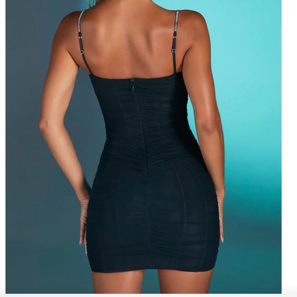 Oh Polly Black Cut Out Mini Dress Montpellier 0 - Picture 2 of 7